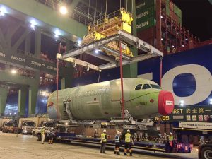 Тиендзин приветства части за серията Airbus A320